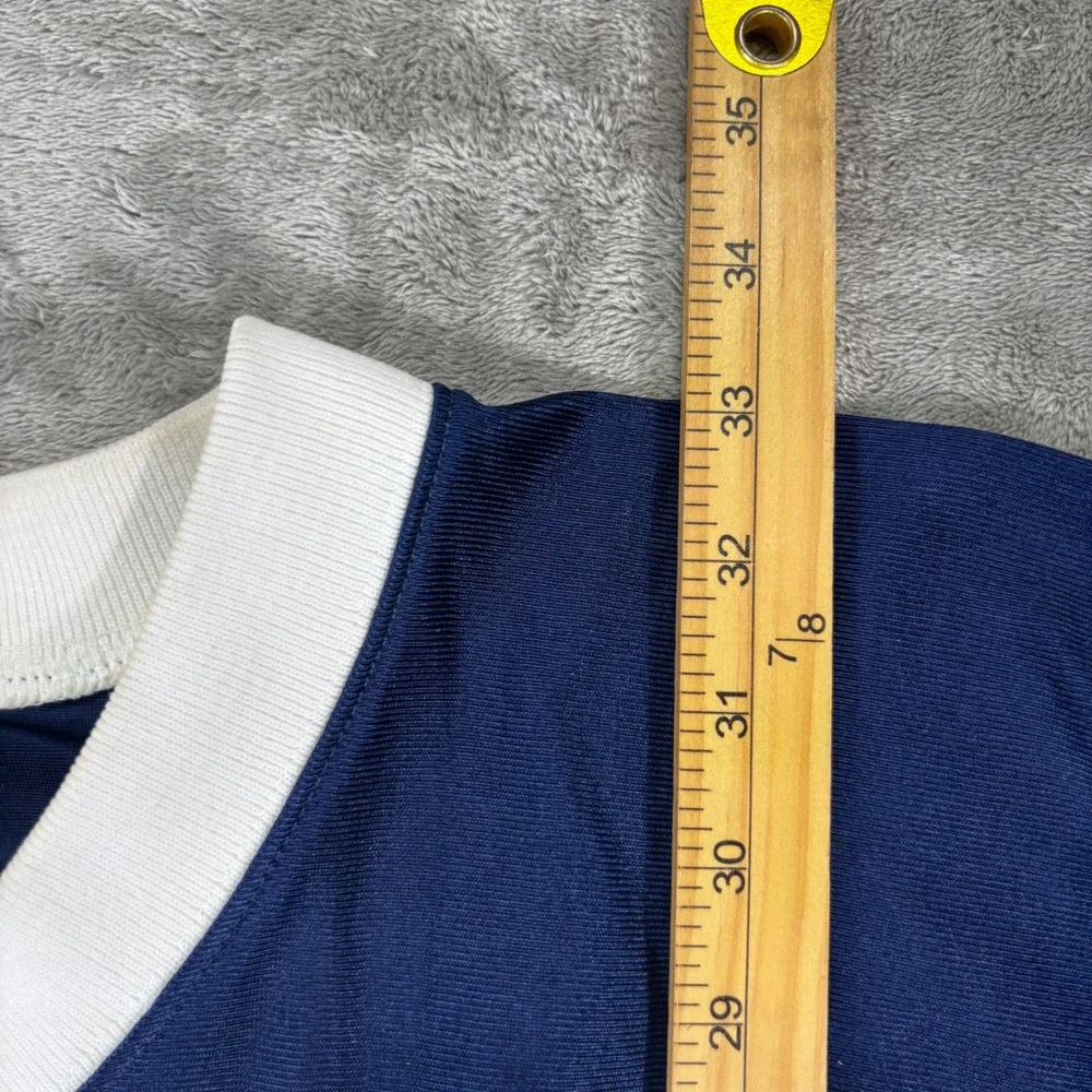 Vintage Nike Football Jersey Mens L Navy Blue Made in USA Mesh‎ Number 32 Style
